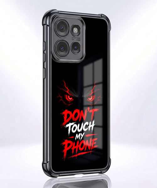Motorola Edge 50 5G Don't Touch My Phone Airbags Printed Back Case