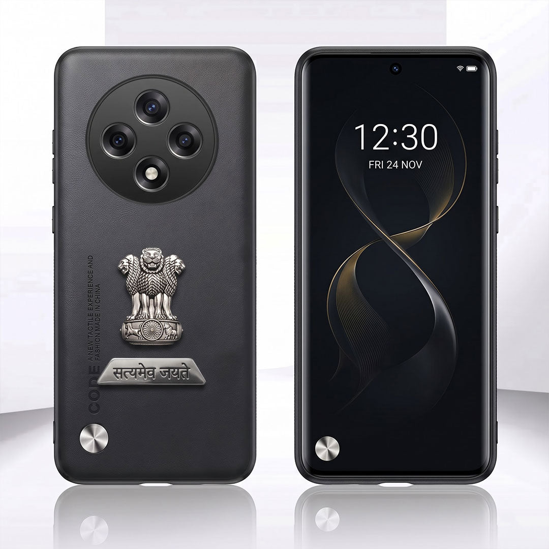 Oppo F27 Pro+ 5G Satyamev Jayate 2-in-1 Emblem Vegan Leather Back Case