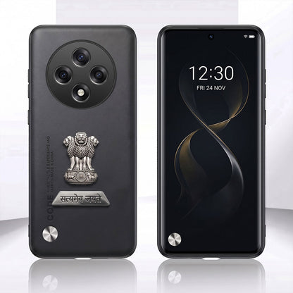 Oppo F27 Pro+ 5G Satyamev Jayate 2-in-1 Emblem Vegan Leather Back Case