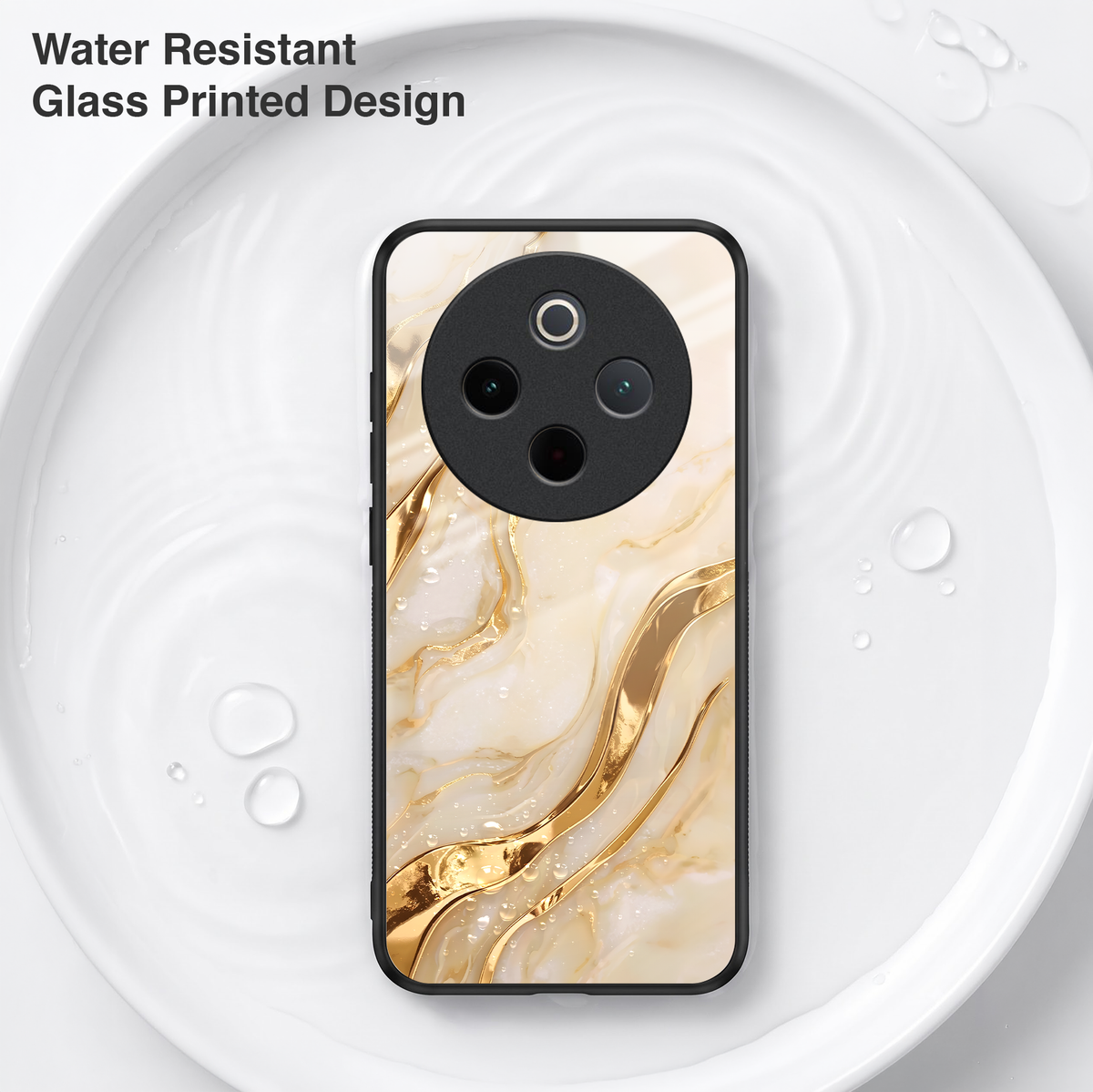 Vivo T4 5G Marvel Texture Acrylic Glass Back Case