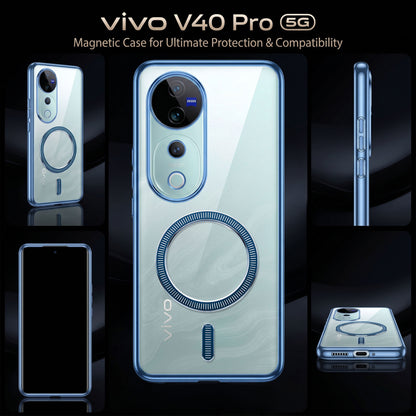 Vivo V40 Pro 5G Electroplated Magnetic Magsafe Case