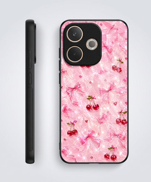 Oppo A5 Pro 5G Pink Cherry Blossom Acrylic Glass Back Case