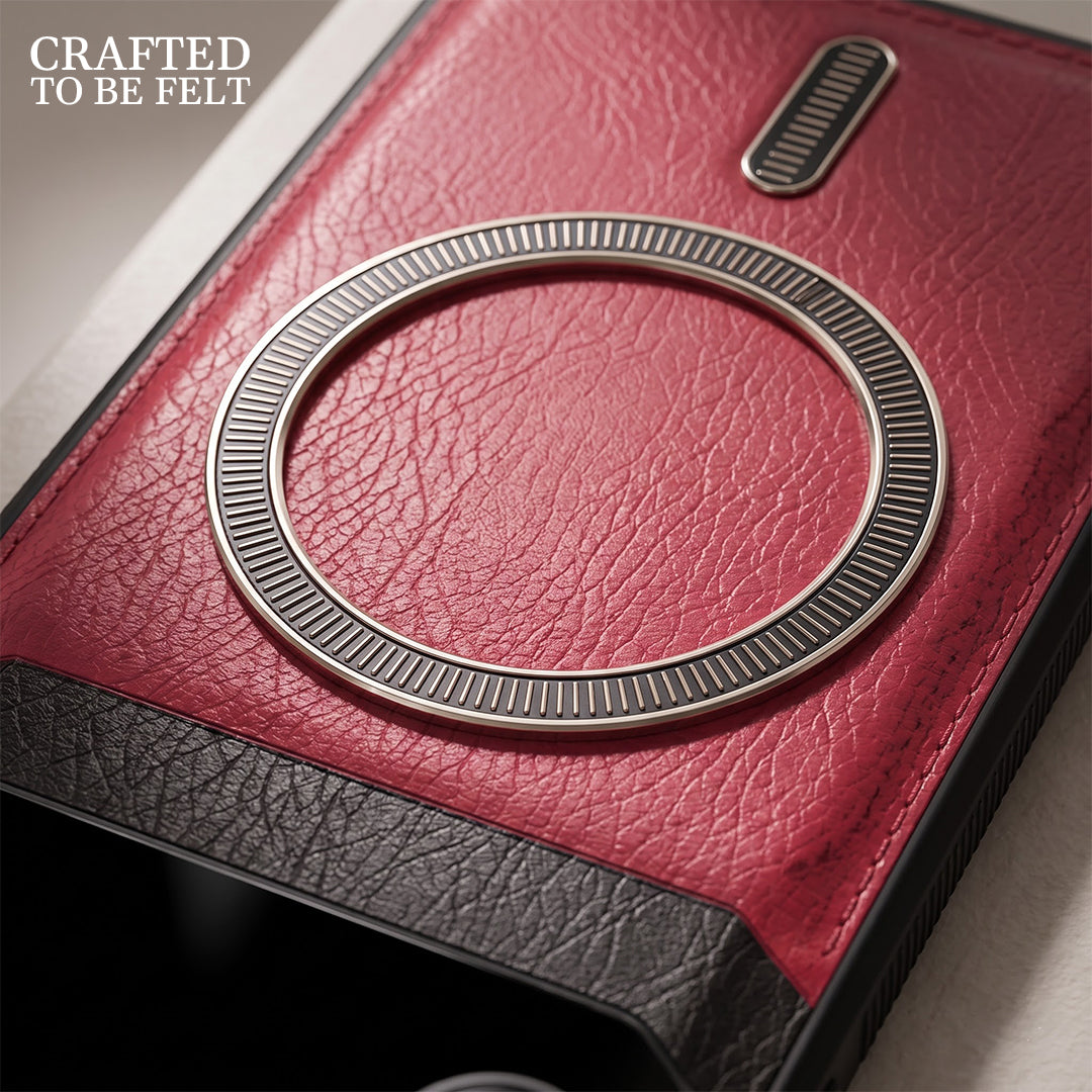 Samsung Galaxy A57 5G Premium Magsafe Magnetic Leather Lens Protective Case