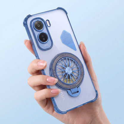 Vivo T5 Pro 5G Stress Buster Wheel Shockproof Airbag Heat-Dissipation Case