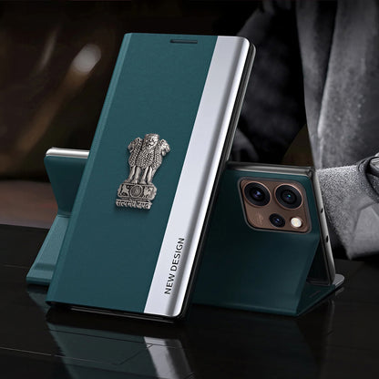 Oppo Reno 15 Pro Mini 5G Satyamev Jayate Flip Leather Case