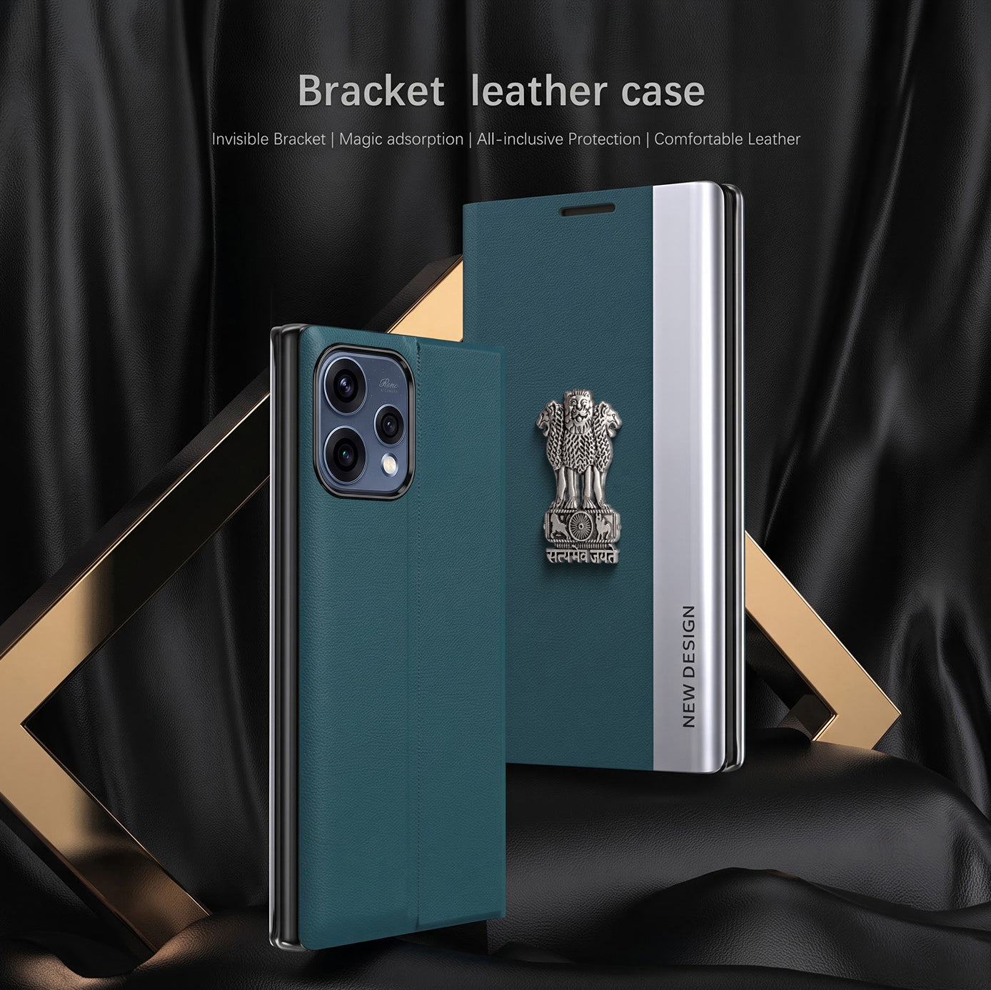 Oppo Reno 15 5G Satyamev Jayate Flip Leather Case