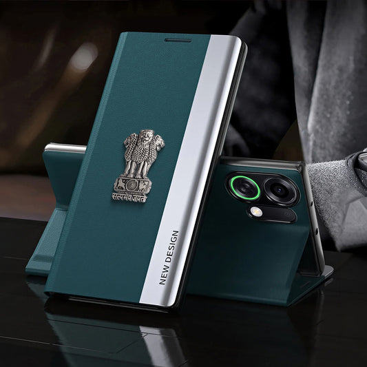 Oppo K13 Turbo 5G Satyamev Jayate Flip Leather Case