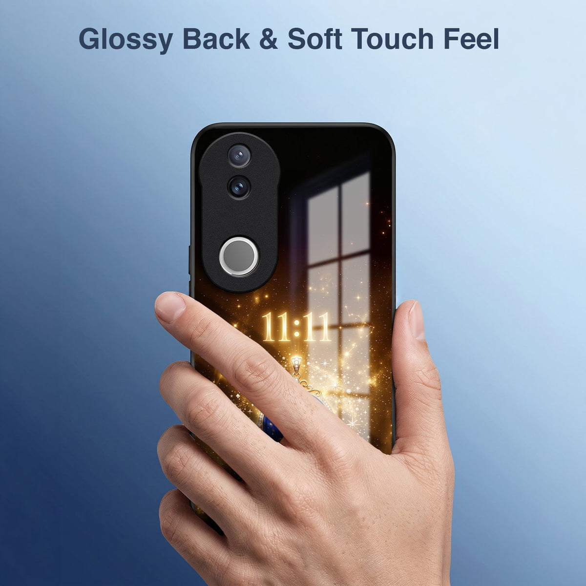 Vivo V50 5G God’s Plan Evil Eye Acrylic Glass Back Case
