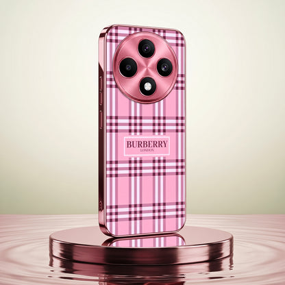 Oppo F27 Pro+ 5G Midnight Pearl Wave Pink Electroplated Glass Phone Back Case