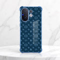 Vivo V60 5G Luxury Monogram Blue Airbags Printed Back Case