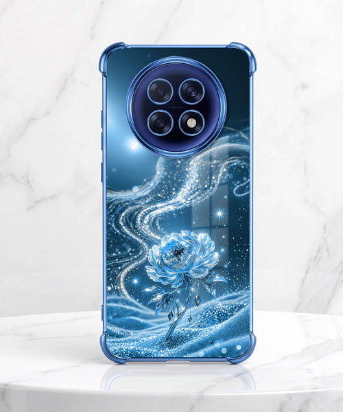 Oppo F31 Pro+ 5G Blue Rose Airbags Printed Back Case
