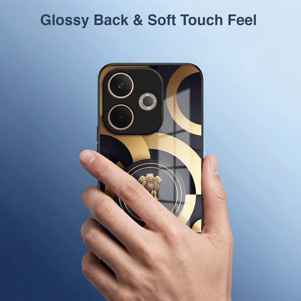 Oppo A5 Pro 5G Royal Emblem Acrylic Glass Back Case