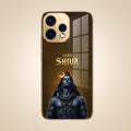 Oppo Reno 15 5G Lord Shiva Gold Electroplated Glass Phone Back Case