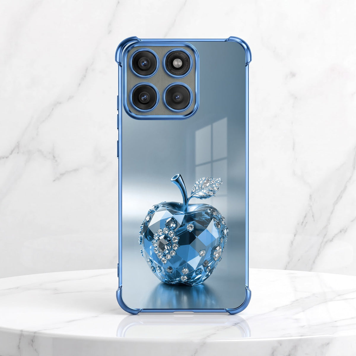Motorola Edge 60 Pro 5G Blue Apple Airbags Printed Back Case