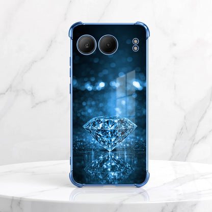 One Plus Nord 4 5G Blue Diamond Airbags Printed Back Case