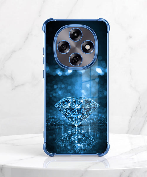 Oppo F31 Pro 5G Blue Diamond Airbags Printed Back Case