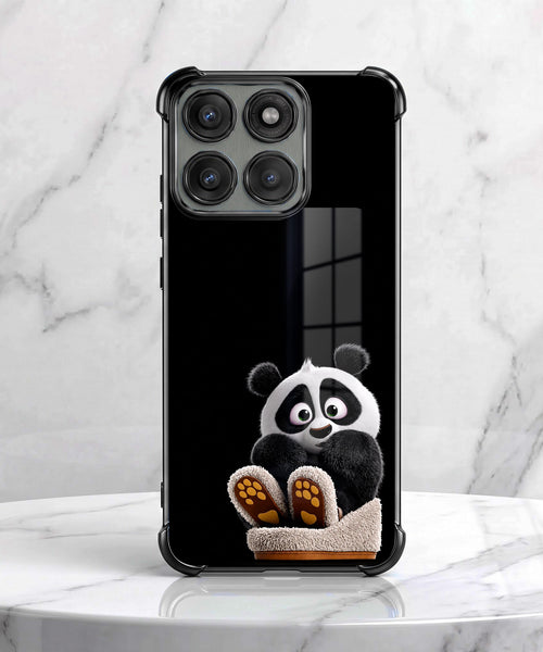 Motorola Edge 60 Pro 5G Cute Panda Airbags Printed Back Case