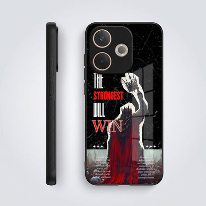 Vivo T4 5G The Strongest Will Win Acrylic Glass Back Case