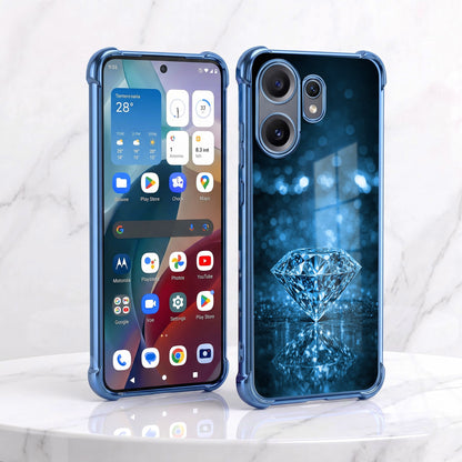 Nothing Phone 2 Pro 5G Blue Diamond Airbags Printed Back Case