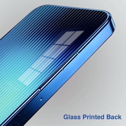Samsung Galaxy A36 5G Aureon X1 Blue Electroplated Glass Phone Back Case