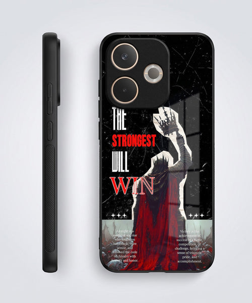 Oppo A5 Pro 5G The Strongest Will Win Acrylic Glass Back Case