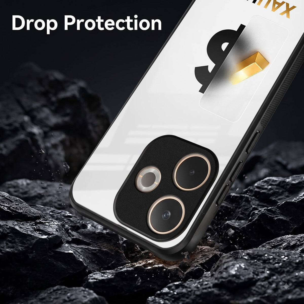Oppo A5 Pro 5G Luxury XAU/USD Acrylic Glass Back Case