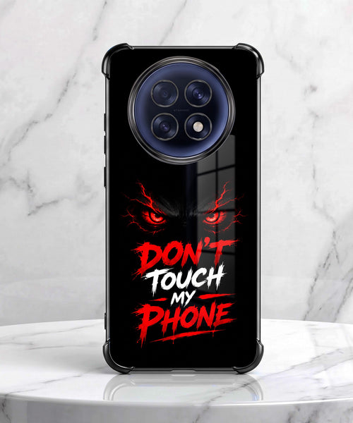 Oppo F31 Pro+ 5G Don't Touch My Phone Airbags Printed Back Case