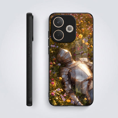 Oppo A5 Pro 5G Armored Knight Acrylic Glass Back Case