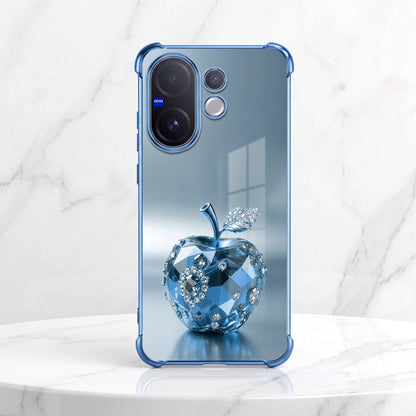 Vivo V60 5G Blue Apple Airbags Printed Back Case
