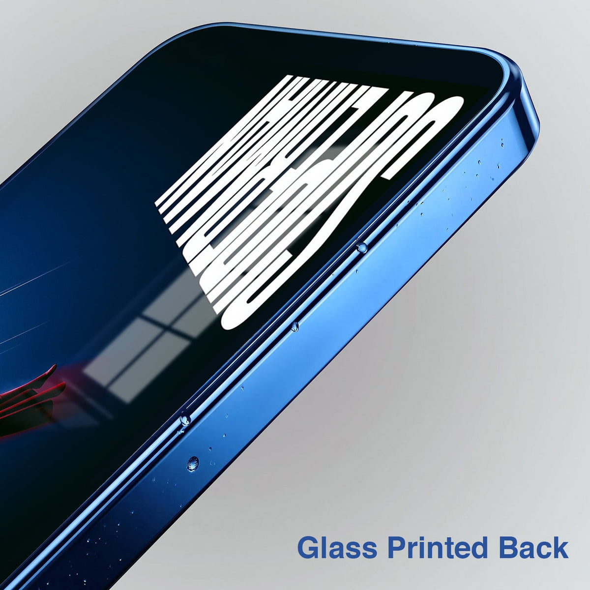 Vivo V70 5G Superman Blue Electroplated Glass Phone Back Case