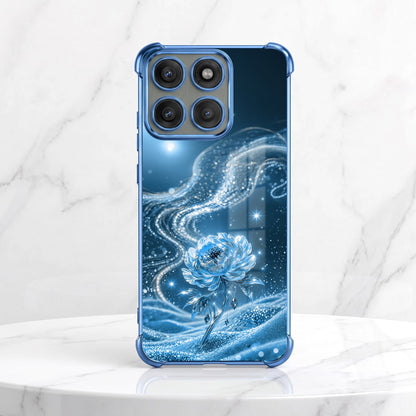 Motorola Edge 60 Pro 5G Blue Rose Airbags Printed Back Case