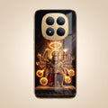 Redmi Note 15 SE 5G Lord Narasimha Gold Electroplated Glass Phone Back Case