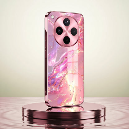 Oppo Find X8 5G Pearl Aurora Pink Electroplated Glass Phone Back Case