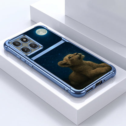 Motorola Edge 60 Pro 5G Moonlit Baby Lion Dual-Tone Transparent Airbags Case