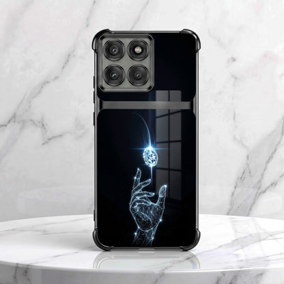 Motorola Edge 60 Pro 5G Cosmic Energy Dual-Tone Transparent Airbags Case