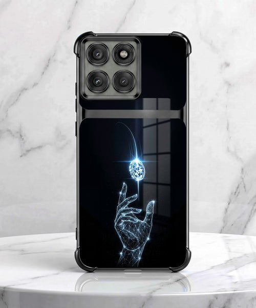 Motorola Edge 60 Pro 5G Cosmic Energy Dual-Tone Transparent Airbags Case