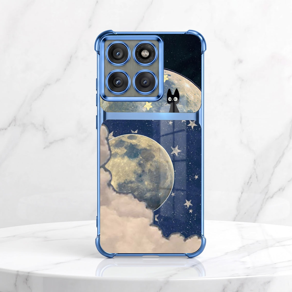 Motorola Edge 60 Pro 5G Moonlight Galaxy Dual-Tone Transparent Airbags Case