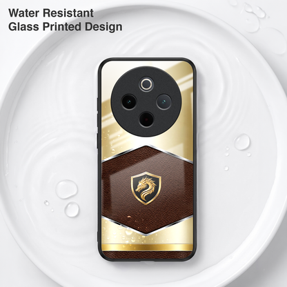 Vivo T4 5G Dragon Crest Acrylic Glass Back Case