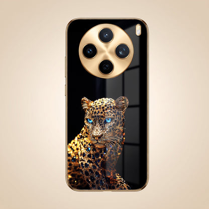 Vivo X200T 5G Panther Gold Electroplated Glass Phone Back Case