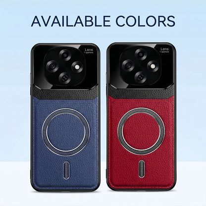 Oppo F31 Pro 5G Premium Magsafe Magnetic Leather Lens Protective Case
