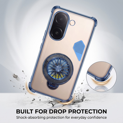 Vivo V60e 5G Stress Buster Wheel Shockproof Airbag Heat-Dissipation Case