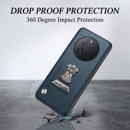 Realme 12 Pro+ 5G Satyamev Jayate 2-in-1 Emblem Vegan Leather Back Case