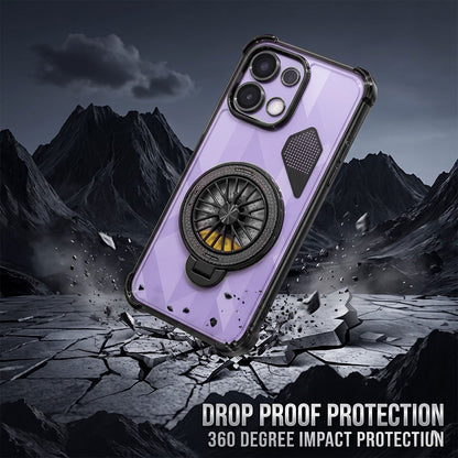 Oppo K13 5G Stress Buster Wheel Shockproof Airbag Heat-Dissipation Case