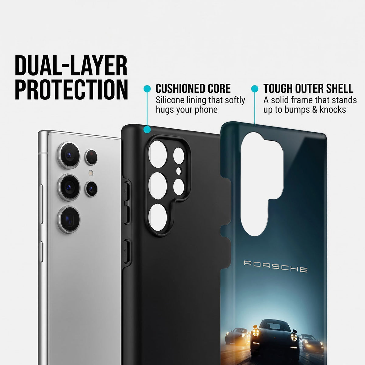 Samsung Galaxy S25 Ultra 5G Porsche Luxury Protective Cases