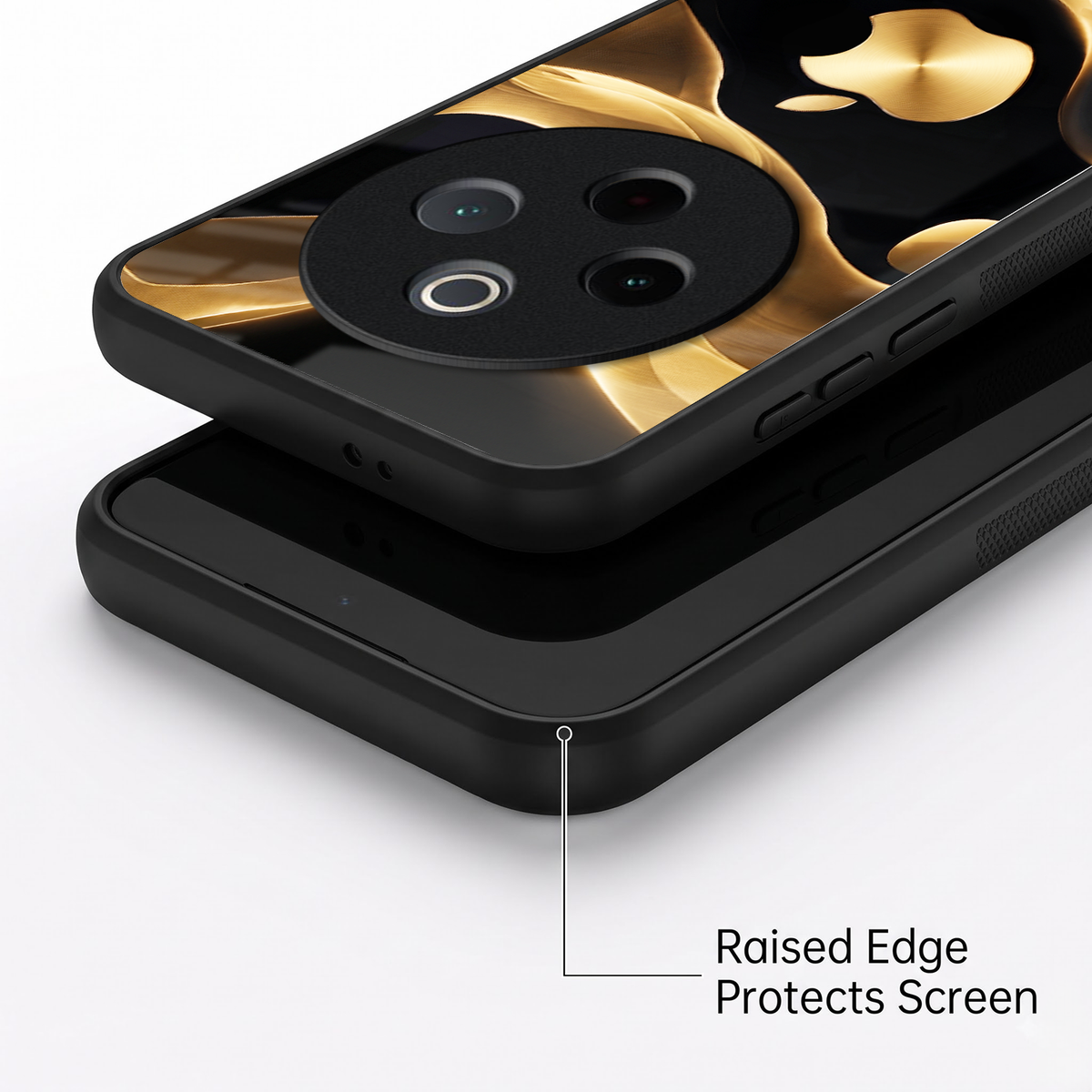 Vivo T4 5G Luxury Wave Acrylic Glass Back Case