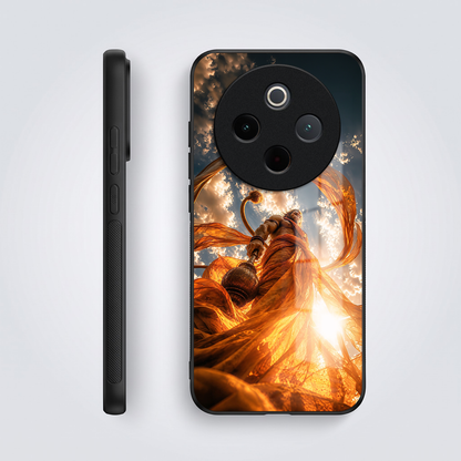 Vivo T4 5G Divine Hanuman Acrylic Glass Back Case