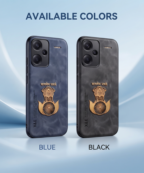 Redmi Note 13 Pro+ 5G Satyamev Jayate Comfortable Leather Phone Case