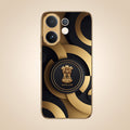 Vivo T4 Pro 5G Royal Emblem Gold Electroplated Glass Phone Back Case