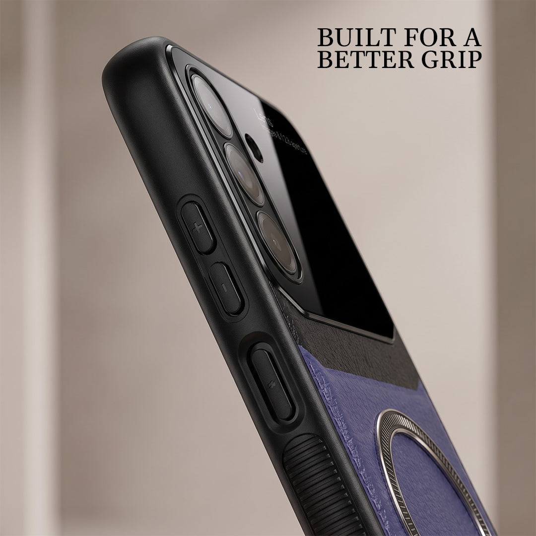 Samsung Galaxy A37 5G Premium Magsafe Magnetic Leather Lens Protective Case