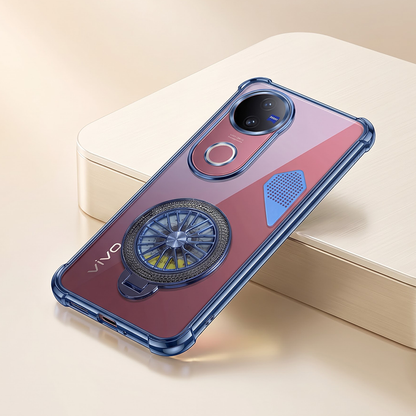 Vivo V50 5G Stress Buster Wheel Shockproof Airbag Heat-Dissipation Case